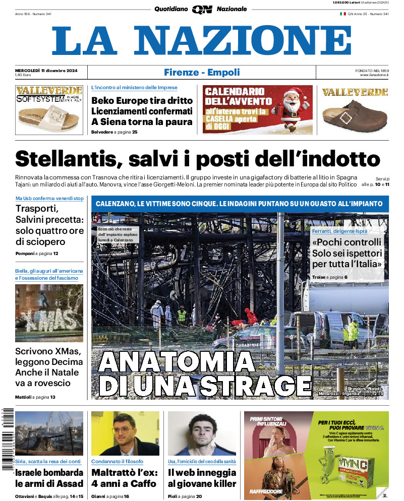 Prima-pagina-la nazione-edizione-di-oggi-20241211